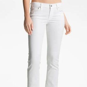 Citizens of Humanity White Slim Bootcut Jeans